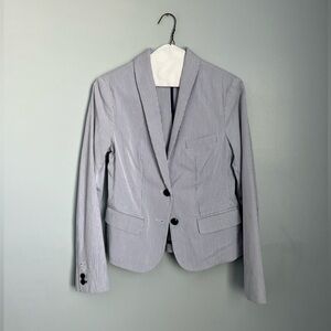 Express Light Blue Pinstripe Women's Blazer